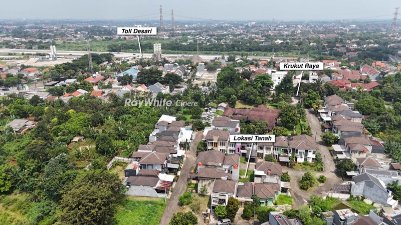 Tanah Siap Bangun Dalam Cluster Tenang & Strategis di Krukut