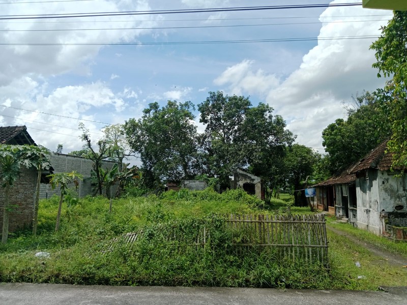 Dijual Tanah Pekarangan Lokasi Strategis di Karangdowo Klaten 