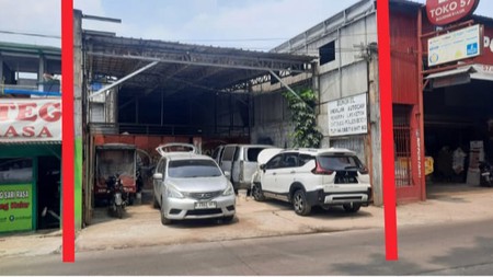 Bengkel Komersial Strategis di Pinggir Jalan Raya - Dekat Kota Wisata Ciangsana