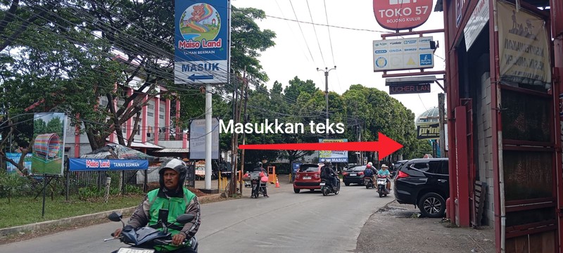 Bengkel Komersial Strategis di Pinggir Jalan Raya - Dekat Kota Wisata Ciangsana