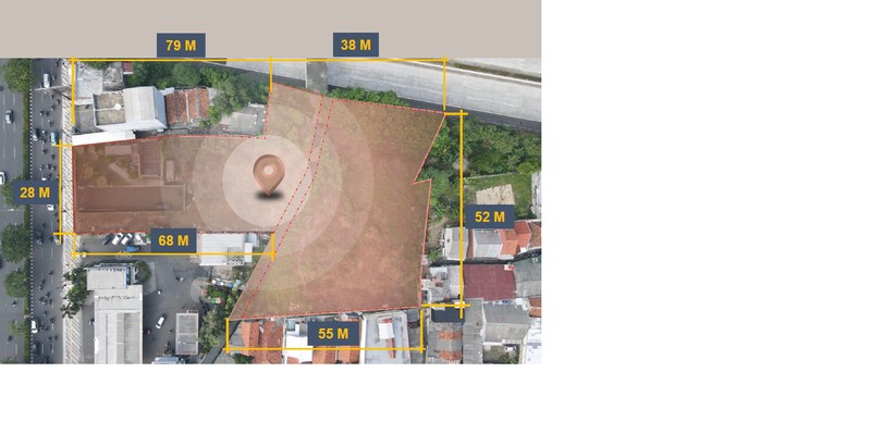 Tanah atau Lahan Komersial Lokasi Super Strategis di Margonda Raya, Depok