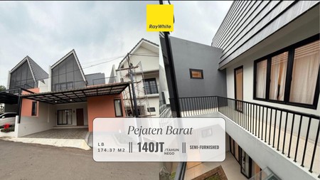 Disewakan Murah! Rumah Brand New di Pejaten Barat, Pasar Minggu SEMI FURNISHED!!
