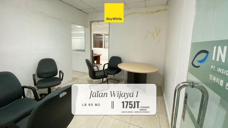 Disewakan Kantor Premium di Jl. Wijaya, Kebayoran Baru - Lokasi Strategis dengan Pilihan Bare atau Furnished, Fasilitas Lengkap