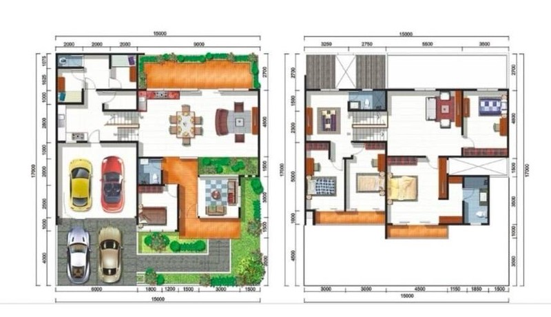 Jarang Ada!! Rumah Eksklusif Depan Taman dengan Inner Court Kebayoran Garden Bintaro Sektor 7