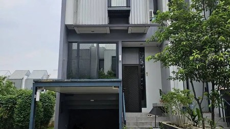 Jarang Ada. Rumah modern 3 lantai cluster Imajihaus, BSD