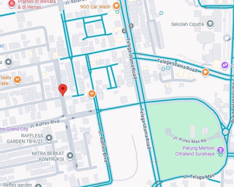 Jual Tanah Raffles Garden Citraland Surabaya Barat Siap Bangun