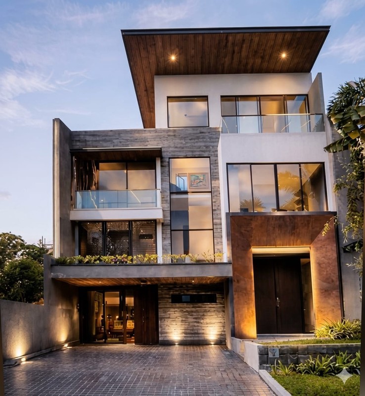 Jual Rumah Baru Modern Minimalis North Emerald Mansion Citraland Surabaya Barat