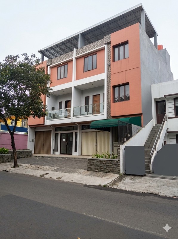 2 Ruko 3 Lantai + Rooftop di Bintaro | LT 254 m² | SHM | Harga Menarik Nego