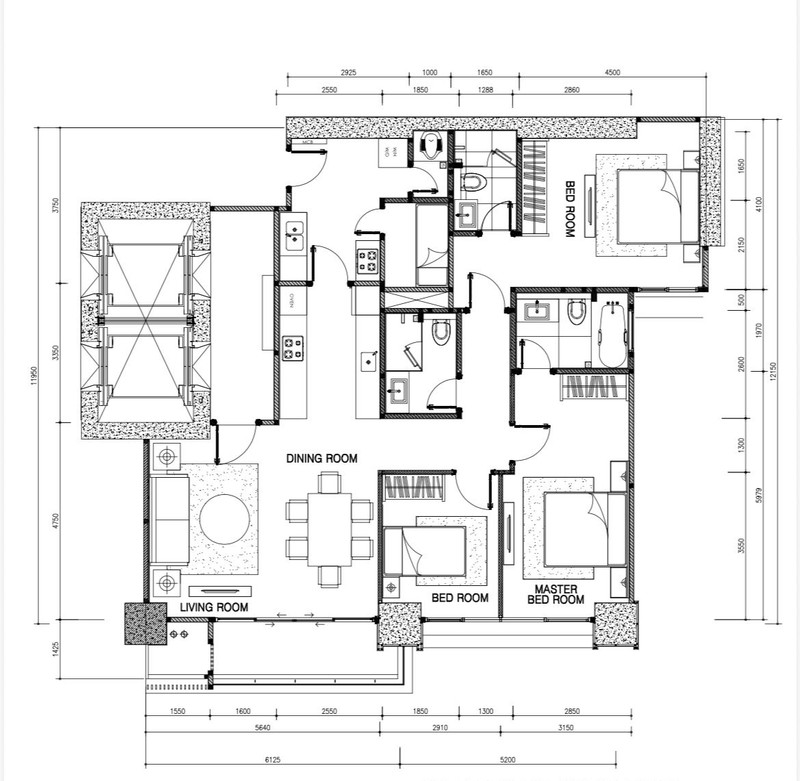 Apartemen Kartika Pondok Indah Residence 3 Bedroom