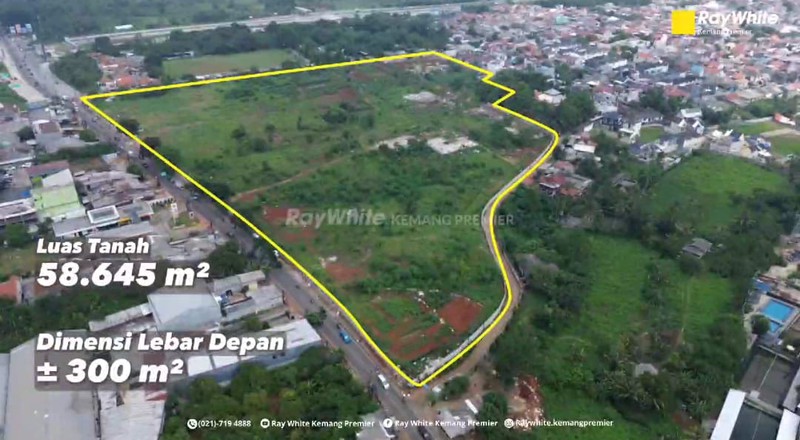 Tanah Dijual di Sawangan