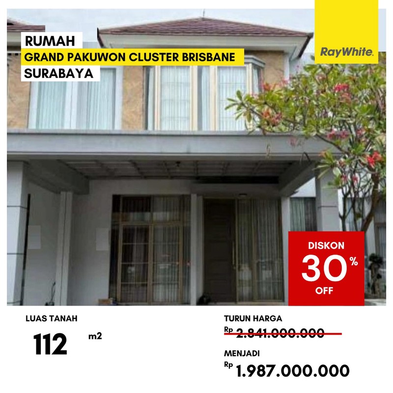 Dijual Rumah Lelang di Grand Pakuwon Surabaya