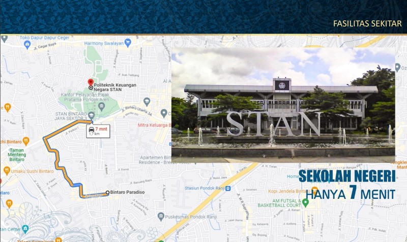 Rumah Baru Siap Huni di Bintaro 5 Menit KRL Pondok Ranji 2 Lantai