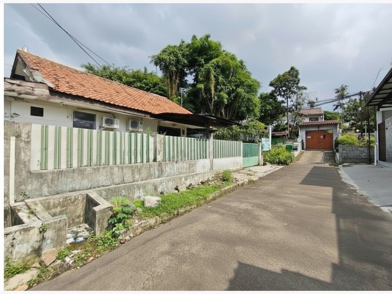 DI JUAL RUMAH HOOK HITUNG TANAH DI KOMPLEK PLN DUREN TIGA PANCORAN JAKARTA SELATAN