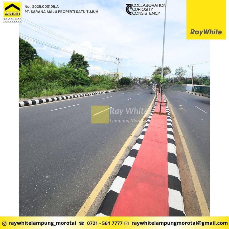 tanah luas 2684 m2 jl ZA pagar alam rajabasa, bandar lampung