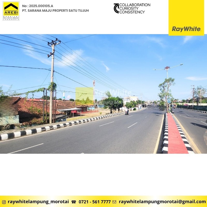 tanah luas 2684 m2 jl ZA pagar alam rajabasa, bandar lampung