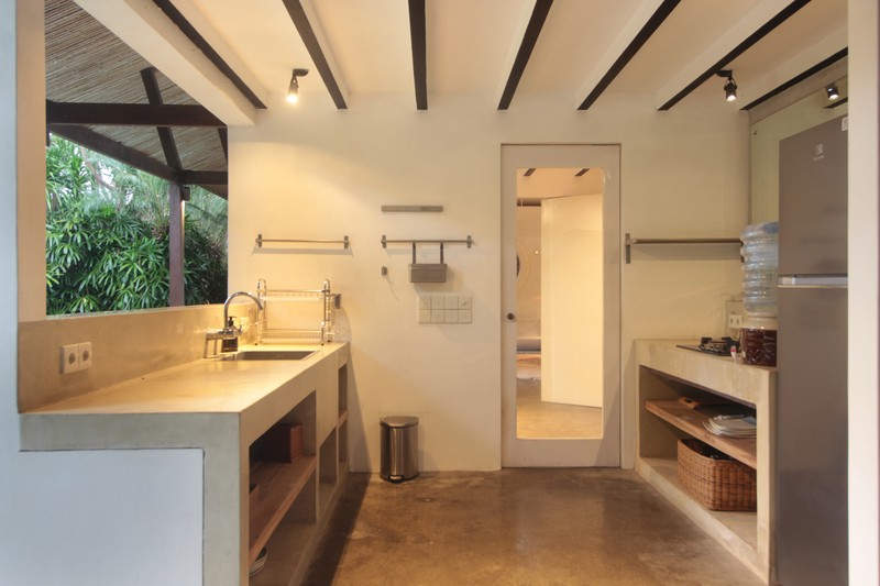 For Annual / Monthly rental - Luxury modern huge  villa with rice field view in quiet spot Canggu - Bali