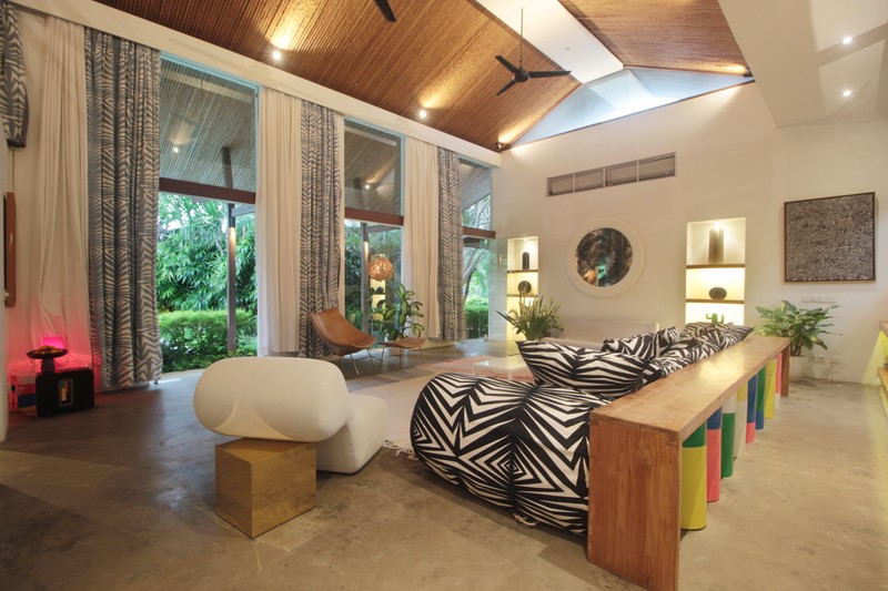 For Annual / Monthly rental - Luxury modern huge  villa with rice field view in quiet spot Canggu - Bali