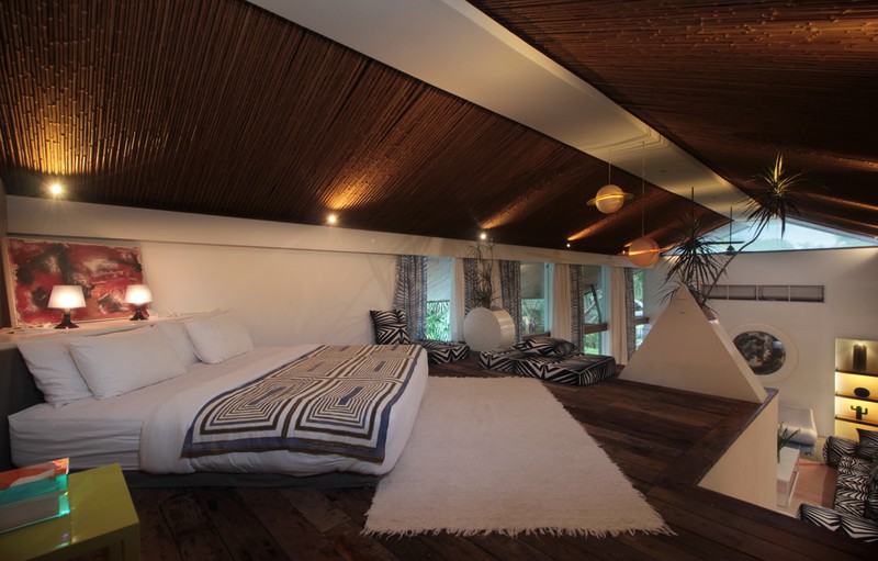 For Annual / Monthly rental - Luxury modern huge  villa with rice field view in quiet spot Canggu - Bali