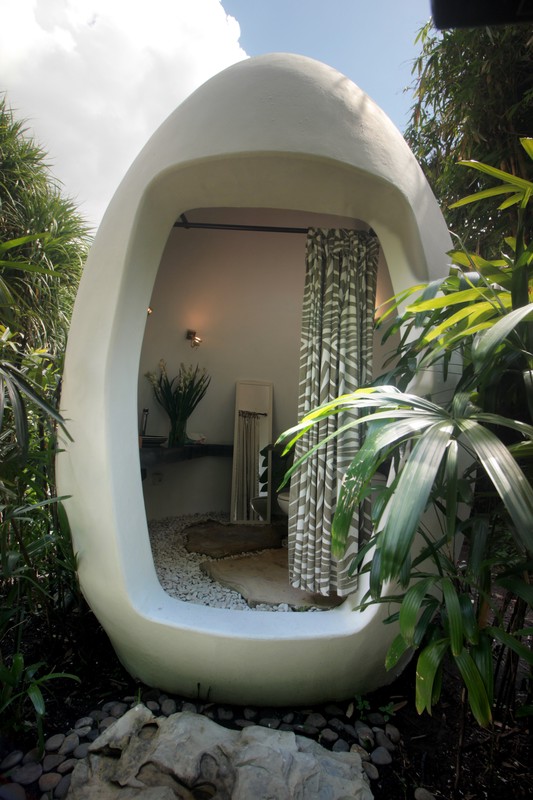 For Annual / Monthly rental - Luxury modern huge  villa with rice field view in quiet spot Canggu - Bali