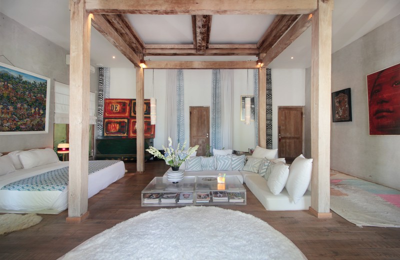 For Annual / Monthly rental - Luxury modern huge  villa with rice field view in quiet spot Canggu - Bali