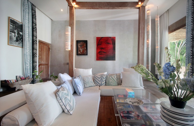 For Annual / Monthly rental - Luxury modern huge  villa with rice field view in quiet spot Canggu - Bali