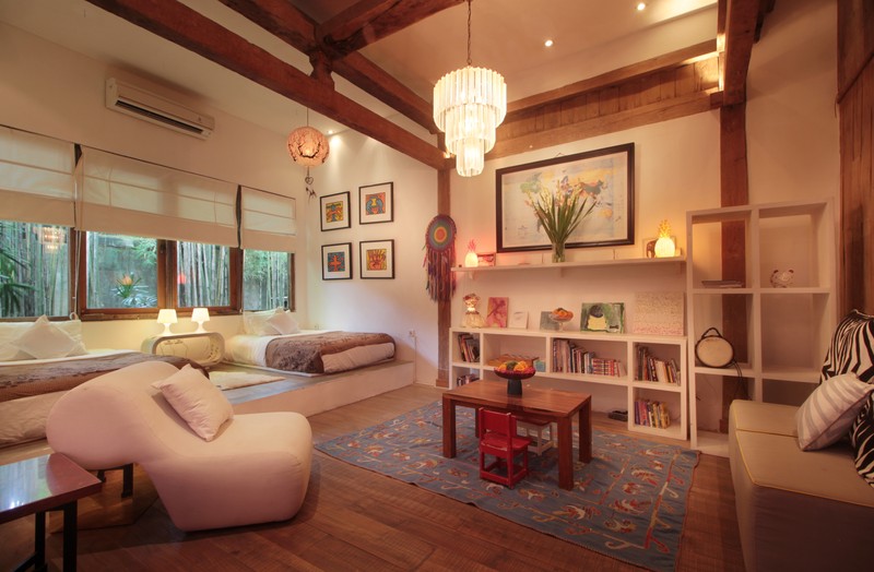 For Annual / Monthly rental - Luxury modern huge  villa with rice field view in quiet spot Canggu - Bali