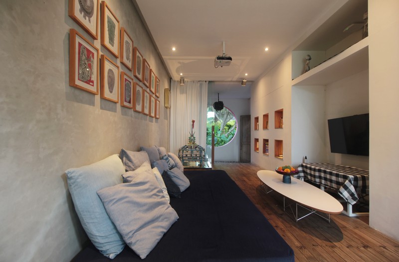 For Annual / Monthly rental - Luxury modern huge  villa with rice field view in quiet spot Canggu - Bali