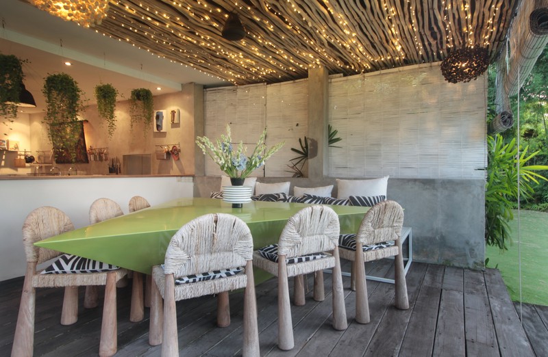 For Annual / Monthly rental - Luxury modern huge  villa with rice field view in quiet spot Canggu - Bali