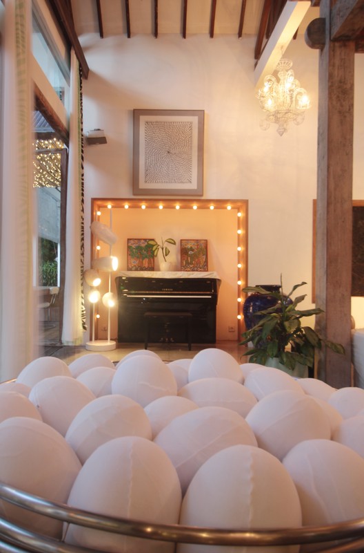 For Annual / Monthly rental - Luxury modern huge  villa with rice field view in quiet spot Canggu - Bali