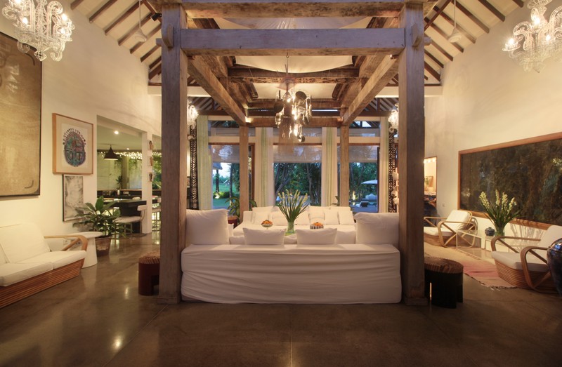 For Annual / Monthly rental - Luxury modern huge  villa with rice field view in quiet spot Canggu - Bali