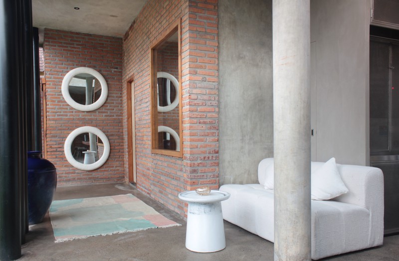 For Annual / Monthly rental - Luxury modern huge  villa with rice field view in quiet spot Canggu - Bali