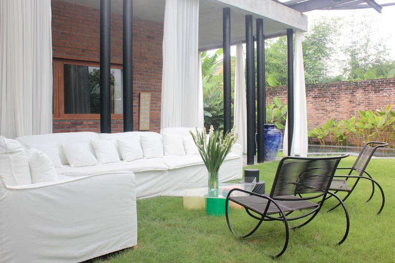 For Annual / Monthly rental - Luxury modern huge  villa with rice field view in quiet spot Canggu - Bali