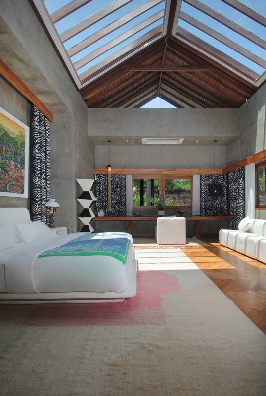 For Annual / Monthly rental - Luxury modern huge  villa with rice field view in quiet spot Canggu - Bali
