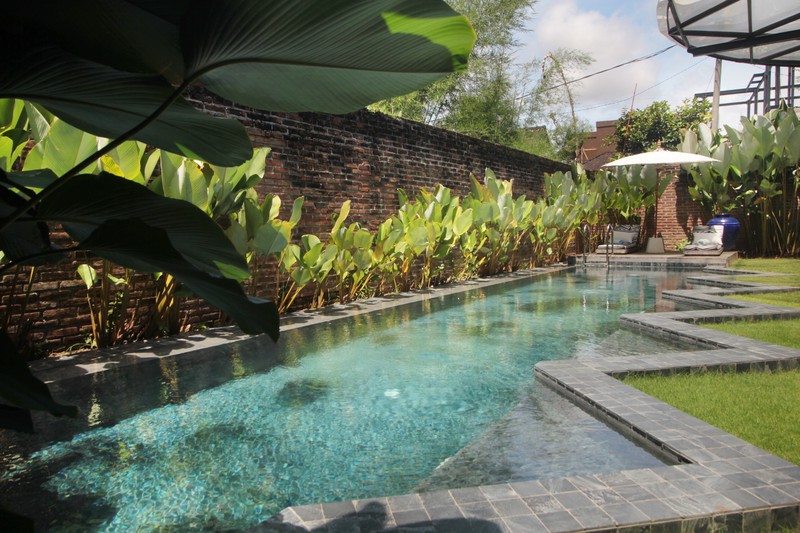For Annual / Monthly rental - Luxury modern huge  villa with rice field view in quiet spot Canggu - Bali