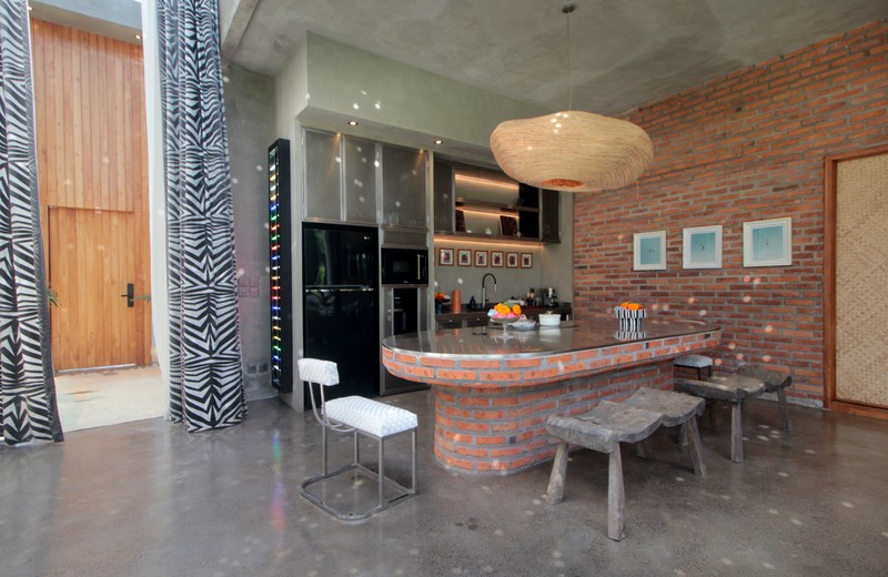 For Annual / Monthly rental - Luxury modern huge  villa with rice field view in quiet spot Canggu - Bali