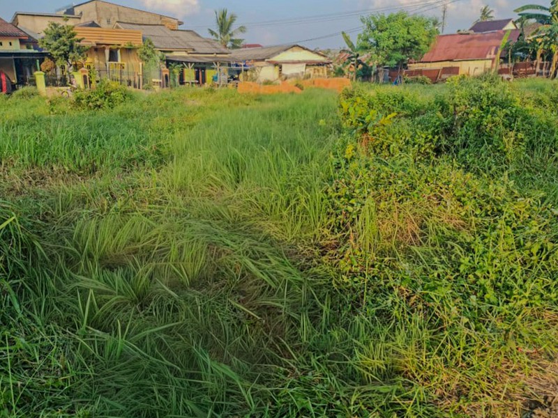 Tanah Strategis 1718 m2 di Sako Baru Palembang, dekat Kenten Sako