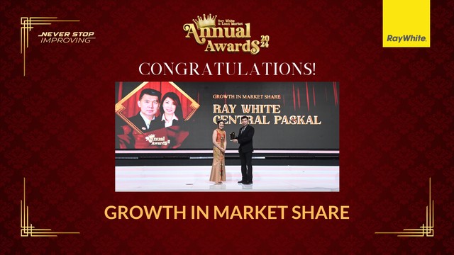 RAY WHITE CENTRAL PASKAL BANDUNG WHO IS WINNING BEST GROWTH IN MARKET SHARE 