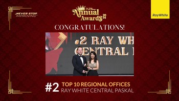 RAY WHITE CENTRAL PASKAL BANDUNG WHO IS WINNING #2 TOP 10 REGIONAL OFFICES