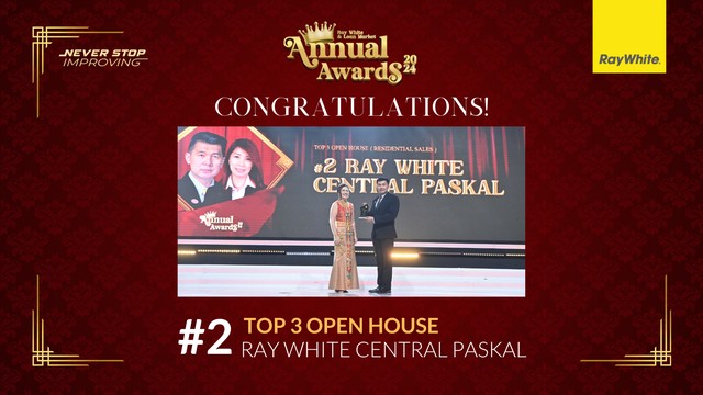 RAY WHITE CENTRAL PASKAL BANDUNG WHO IS WINNING #2 TOP 3 OPEN HOUSE (RESEDENTIAL SALES)