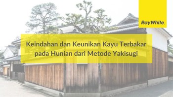 Keindahan dan Keunikan Kayu Terbakar pada Hunian dari Metode Yakisugi