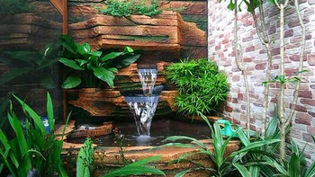 Ini Dia Cara Membuat Air Terjun Mini di Dinding Rumah yang Membuat Rumah Terasa Sejuk