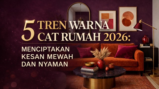5 Tren Warna Cat Rumah 2026: Menciptakan Kesan Mewah dan Nyaman