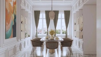 Desain Ruang Makan Klasik Modern: Elegansi yang Tetap Nyaman untuk Hunian Masa Kini