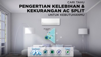 Apa yang Dimaksud dengan AC Split? Pengertian, Cara Kerja, Kelebihan, dan Kekurangannya