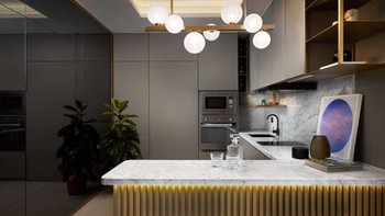 Model Kitchen Set Mini Bar untuk Dapur Kecil yang Bikin Ruang Terlihat Aesthetic