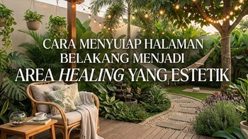 Cara Menyulap Halaman Belakang Menjadi Area Healing yang Estetik