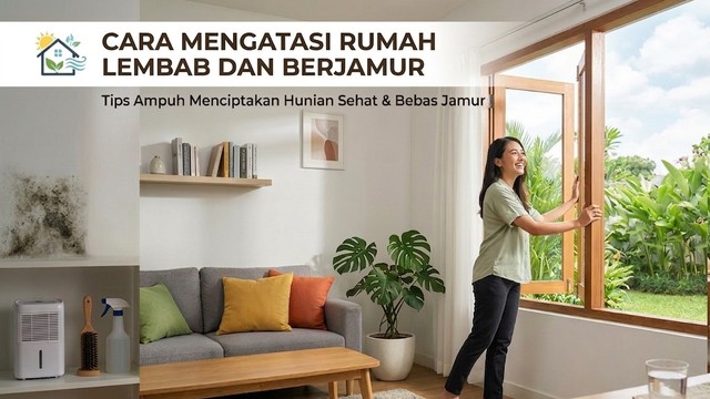 Cara Mengatasi Rumah Lembab dan Berjamur