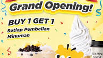 Tianlala Es Krim buka di Lottemart BINTARO bulan April 2026