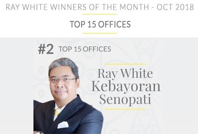 #2 Top Office National Raywhite Indonesia in October 2018