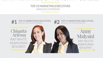 #1 and #2 Top 15 Marketing Executives National from Raywhite Indonesia of October 2018